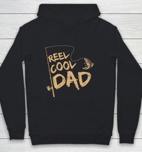 Father's Day Funny Gift Ideas Apparel  Fishing Reel Cool Dad Dad Father T Shirt Youth Hoodie