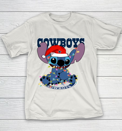 Dallas Cowboys NFL Football noel stitch Christmas Youth T-Shirt 8