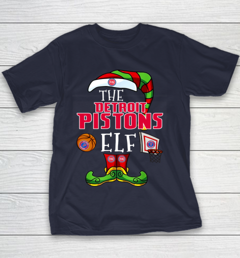 Detroit Pistons Christmas ELF Funny NBA Youth T-Shirt 3 Detroit Pistons Christmas ELF Funny NBA Youth T-Shirt - Image 3