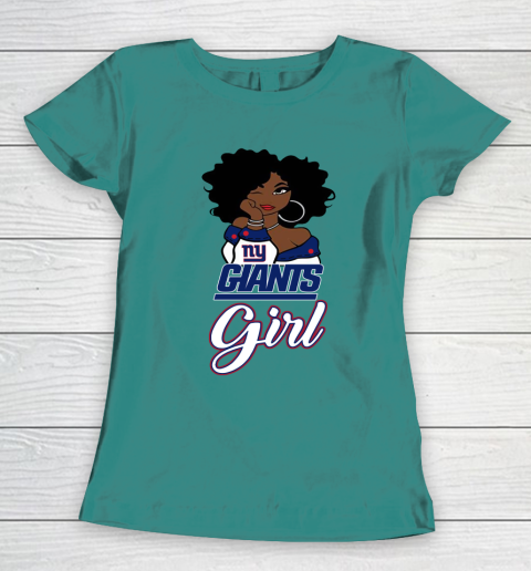 New York Giants Girl NFL Women's T-Shirt 12