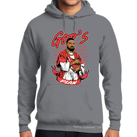 Air Jordan 1 Letterman Matching Sneaker Tshirt Frake God's Plan Red and Black Jordan Tshirt