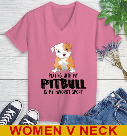 Playing with my pitbull is my favorite sport 70
