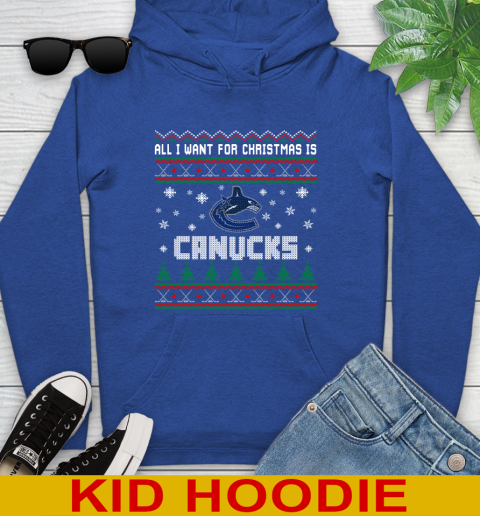 Vancouver Canucks NHL Hockey All I Want For Christmas Is My Team Sports 137