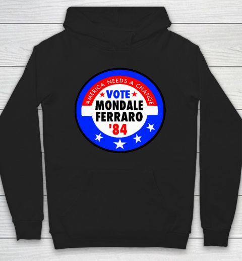 Walter Mondale and Geraldine Ferraro Campaign Button Hoodie
