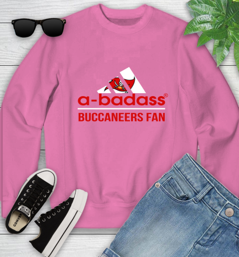 Tampa Bay Buccaneers NFL Football A Badass Adidas Adoring Fan Sports Youth Sweatshirt 6