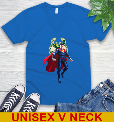 NBA Awesome Superman Basketball Sports Milwaukee Bucks 54