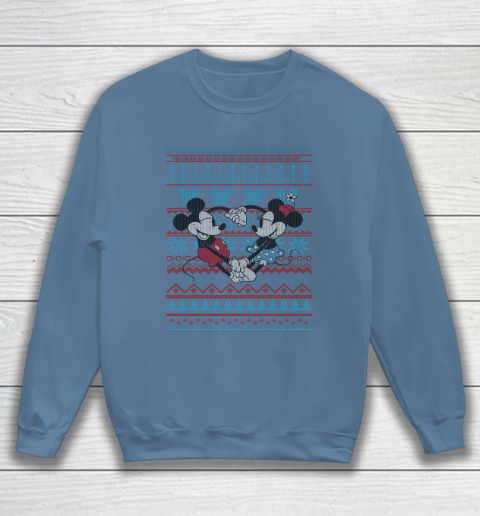 Disney Mickey And Minnie Mouse Christmas Ugly Sweater Style Sweatshirt 6