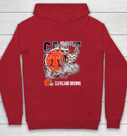 NFL Cleveland Browns Can't Stop Vs Youth Hoodie 7