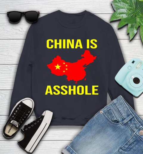 China is asshole shirt 115