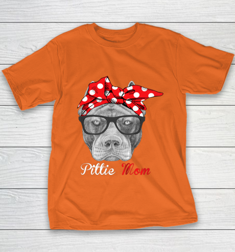 Dog Mom Shirt Pittie Mom Shirt for Pitbull Dog Lovers Mothers Day Youth T-Shirt 4