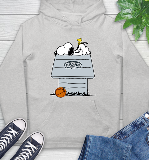 San Antonio Spurs NBA Basketball Snoopy Woodstock The Peanuts Movie Hoodie