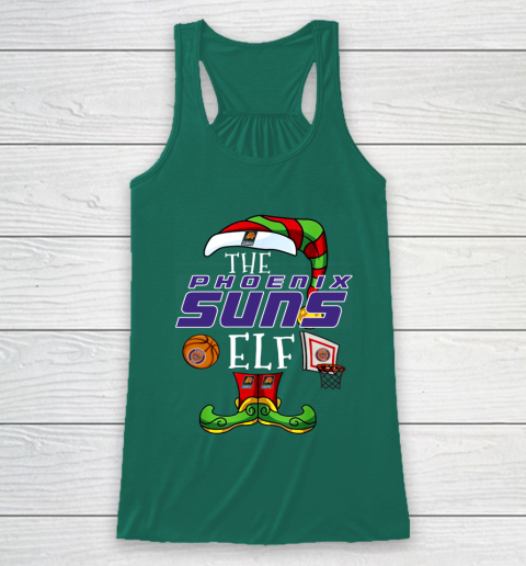 Phoenix Suns Christmas ELF Funny NBA Racerback Tank 5