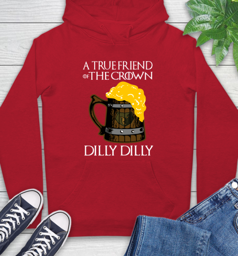NBA Memphis Grizzlies A True Friend Of The Crown Game Of Thrones Beer Dilly Dilly Basketball Hoodie 10