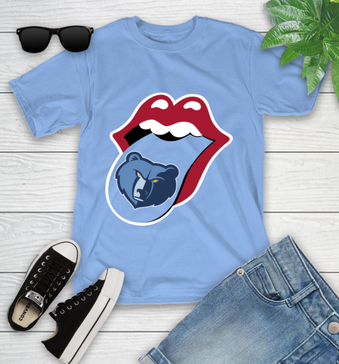 Memphis Grizzlies NBA Basketball Lips I Root For My Team Adoring Fan 113