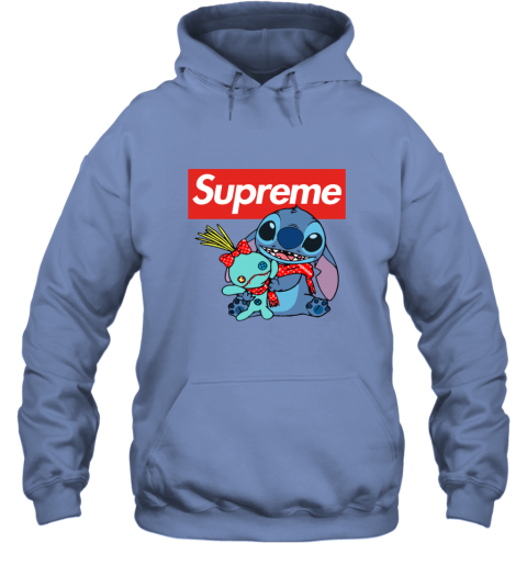 Supreme louis hotsell vuitton hoodie blue