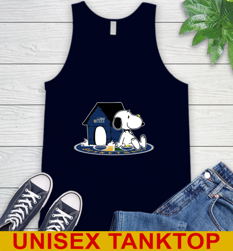 NBA Basketball Utah Jazz Snoopy The Peanuts Movie Shirt Tank Top 3