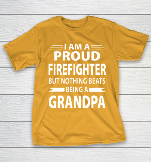 Grandpa Funny Gift Apparel  Firefighter Grandpa T-Shirt 2