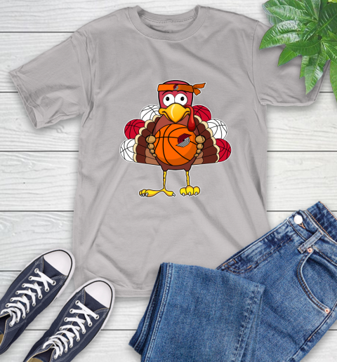 Portland Trail Blazers Turkey thanksgiving day T-Shirt 12