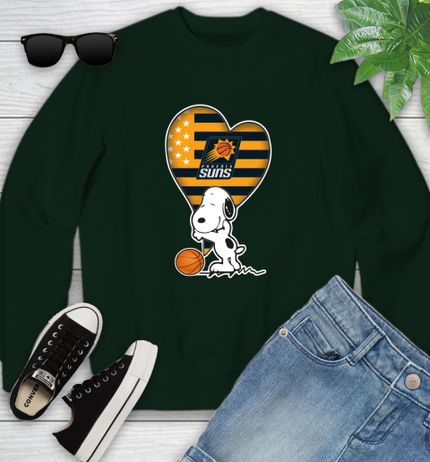 Phoenix Suns NBA Basketball The Peanuts Movie Adorable Snoopy Youth Sweatshirt 11 Phoenix Suns NBA Basketball The Peanuts Movie Adorable Snoopy Youth Sweatshirt - Image 11