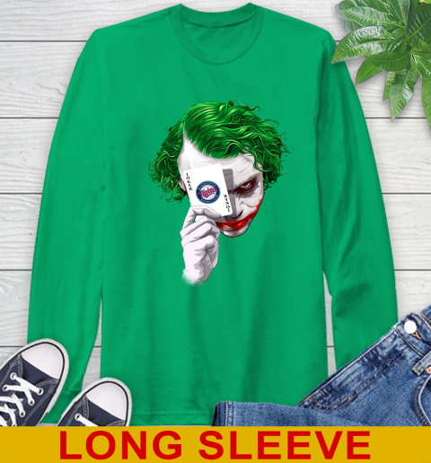 Minnesota Twins MLB Baseball Joker Card Shirt Long Sleeve T-Shirt 8