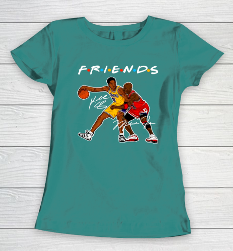 Michael Jordan And Kobe Bryant Friends Signatures Women's T-Shirt 10