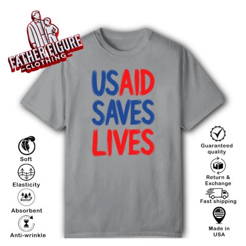 9oxq usaid saves lives classic t shirt 2 front sport grey
