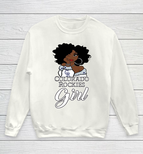Colorado Rockiess Girl MLB Youth Sweatshirt 2