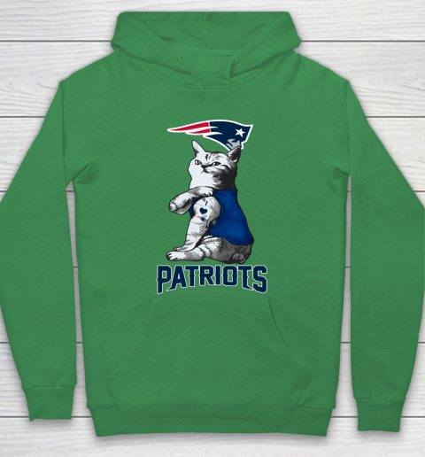 NFL Football My Cat Loves New England Patriots Hoodie 5