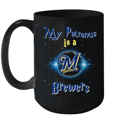 MLB Baseball Harry Potter My Patronus Is A Milwaukee Brewers Ceramic Mug 15oz