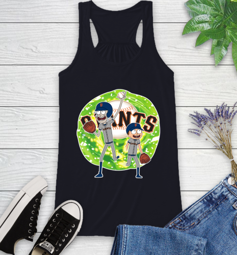 MLB San Francisco Giants Rick And Morty Baseball Sports Racerback Tank 10