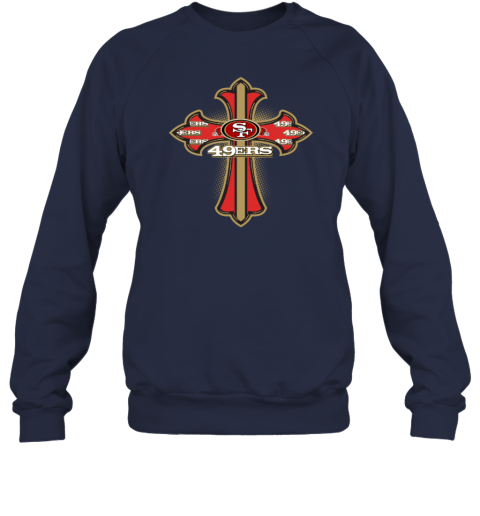 NFL Red Crusader Cross San Francisco 49ers Sweatshirt - Rookbrand