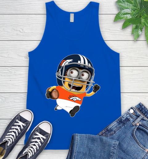 NFL Denver Broncos Minions Disney Football Sports Tank Top 5