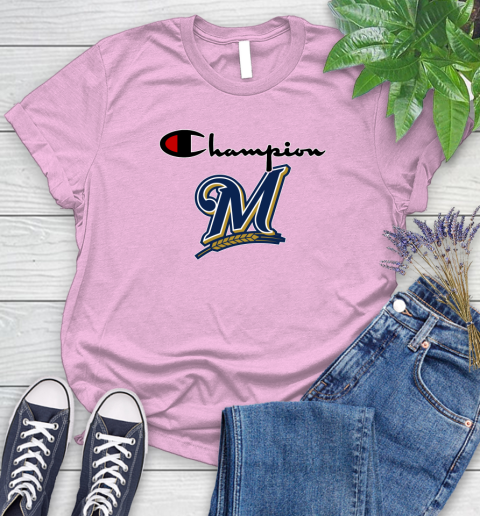 MLB Baseball Milwaukee Brewers Champion Shirt Women's T-Shirt 8