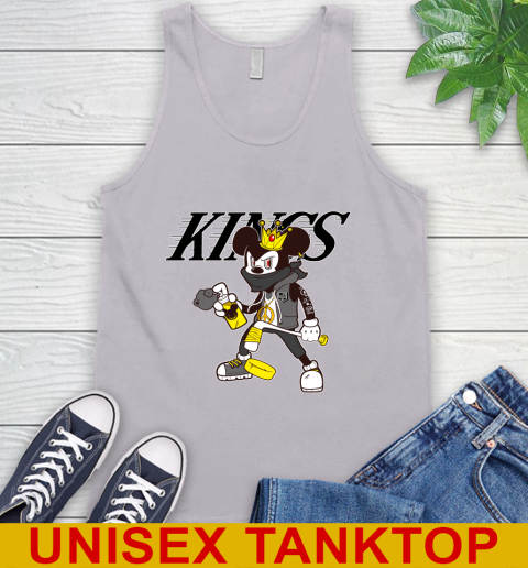 Los Angeles Kings NHL Hockey Mickey Peace Sign Sports Tank Top 4