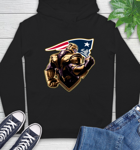 NFL Thanos Avengers Endgame Football Sports New England Patriots Hoodie 2