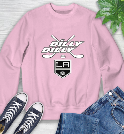 NHL Los Angeles Kings Dilly Dilly Hockey Sports Sweatshirt 9