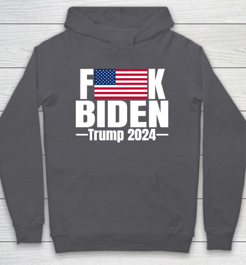 Fuck Biden American Flag Trump 2024 Hoodie 4