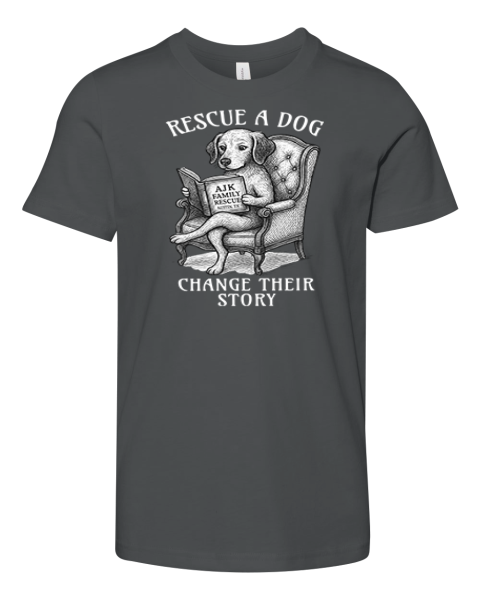 Rescue A Dog Change Their Story Premium Premium Youth T-shirt