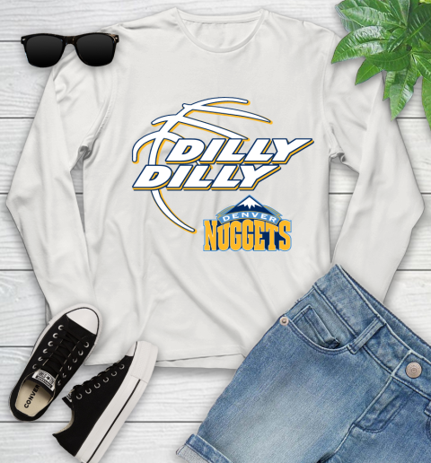 NBA Denver Nuggets Dilly Dilly Basketball Sports Youth Long Sleeve 12