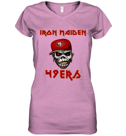 Iron Maiden Skull San Francisco 49ers T-Shirt, 49ers Gifts for Him