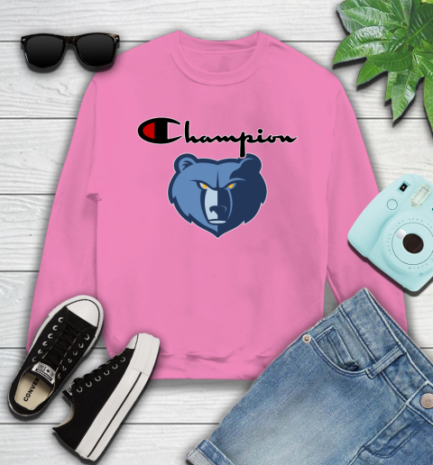 NBA Basketball Memphis Grizzlies Champion Shirt Youth Sweatshirt 3