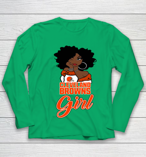 Cleveland Browns Girl NFL Youth Long Sleeve 6