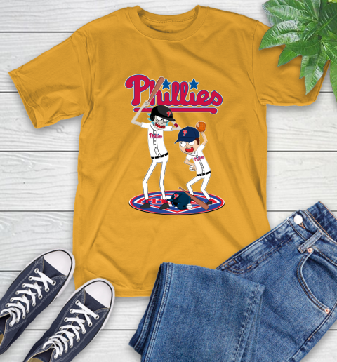 MLB Philadelphia Phillies Rick And Morty Baseball 3