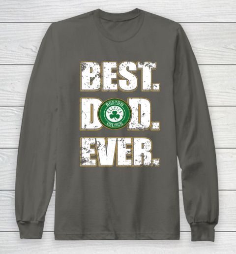 NBA Boston Celtics Basketball Best Dad Ever Family Shirt Long Sleeve T-Shirt 5
