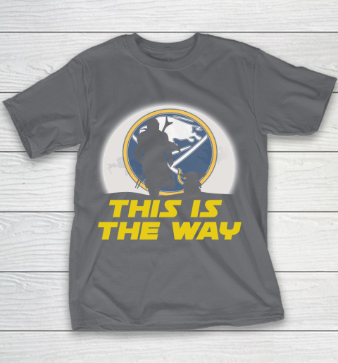 Buffalo Sabres NHL Ice Hockey Star Wars Yoda And Mandalorian This Is The Way Youth T-Shirt 5