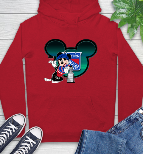 NHL New York Rangers Stanley Cup Mickey Mouse Disney Hockey T Shirt Hoodie 10