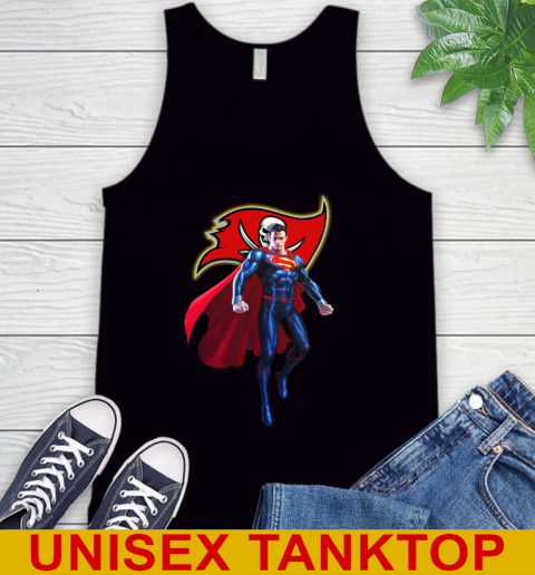 NFL Superman DC Sports Football Tampa Bay Buccaneers Tank Top 2