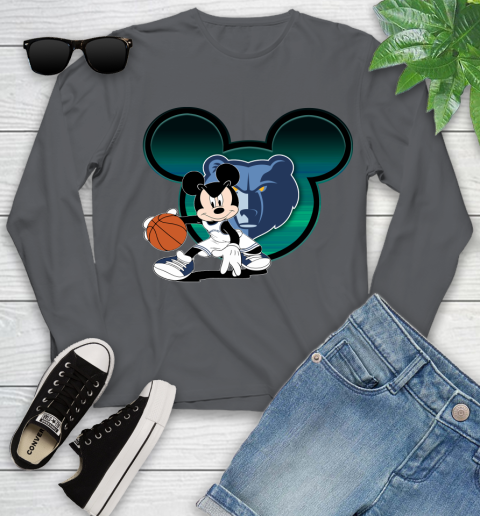 NBA Memphis Grizzlies Mickey Mouse Disney Basketball Youth Long Sleeve 8