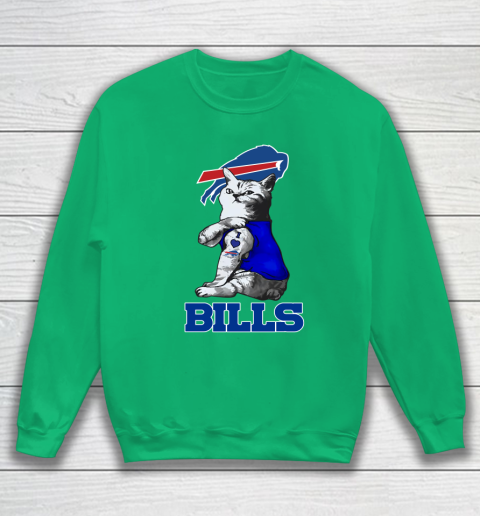 NFL Football My Cat Loves Buffalo Bills Sweatshirt 5