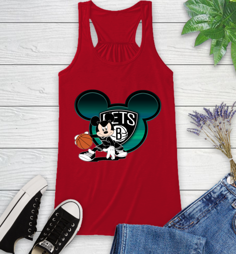 NBA Brooklyn Nets Mickey Mouse Disney Basketball Racerback Tank 6